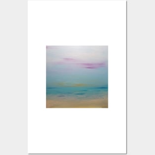 Ocean Abstract Pastels Posters and Art